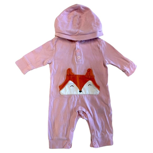 Old Navy Other - 5/$30 Old Navy Fox Baby Girl Jumpsuit